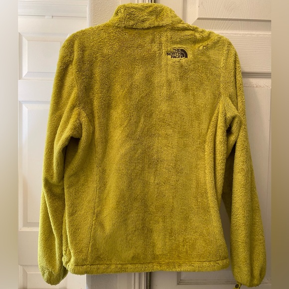 The North Face Women’s Osito Fleece Jacket Zip Up in Greenolive-Yellow Sz Small - Picture 3 of 4